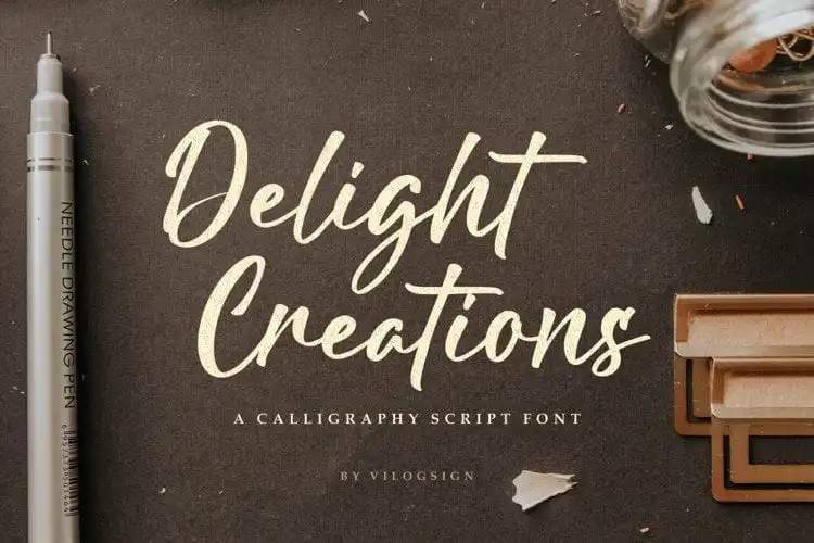 Delight Creations Script Font