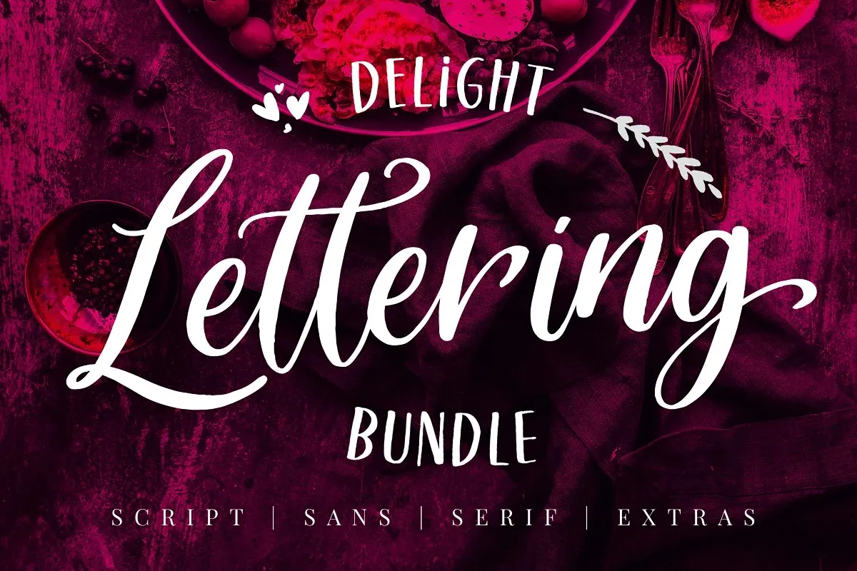 Delight Lettering Font