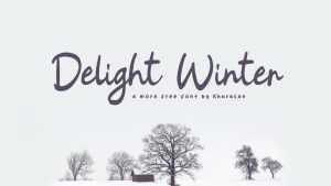 Delight Winter Font › Fontesk