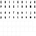 Delimpa Rounded Font - Fonte Grátis Mapa de caracteres da fonte Delimpa Rounded Font