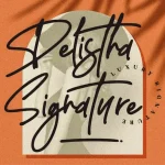 Delistha Signature Font - Fonte Grátis Delistha Signature Font