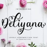 Deliyana Calligraphy Font