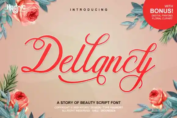 Dellancy Script Font