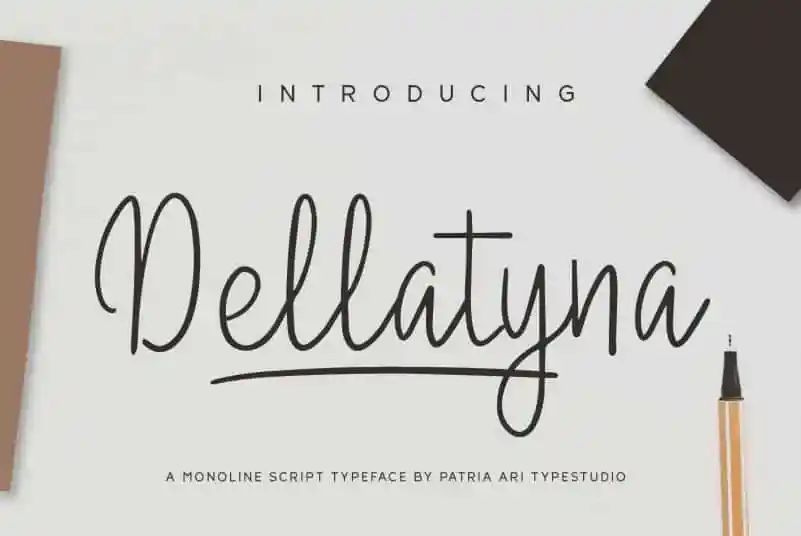 Dellatyna Handwritten Font