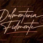 Delmonteria Fidmonte Font