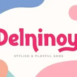 Delninoys - Stylish Playful Sans Font - Fonte Grátis Delninoys - Stylish Playful Sans Font