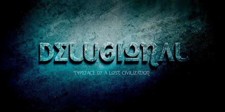 Delugional Font