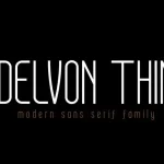 Delvon Sans Serif Font
