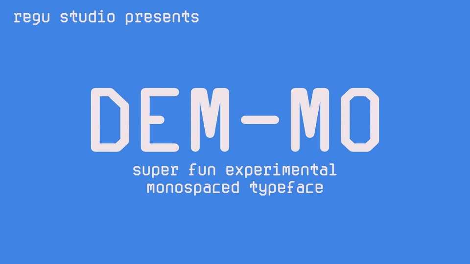 DEM-MO Font Family › Fontesk
