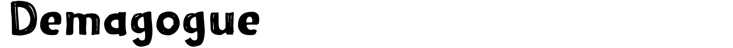 Demagogue Font