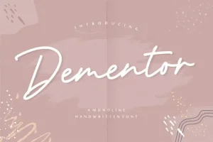 Dementor Handwritten Font