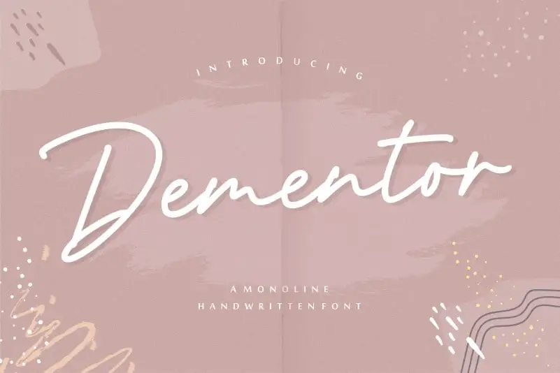 Dementor Handwritten Font