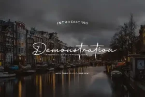 Demonstration Handwritten Font