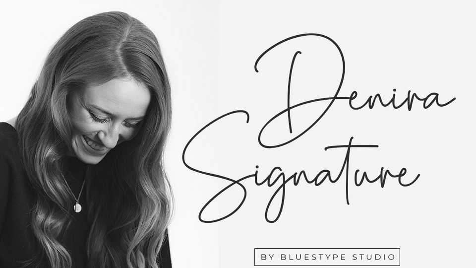 Denira Signature Font › Fontesk