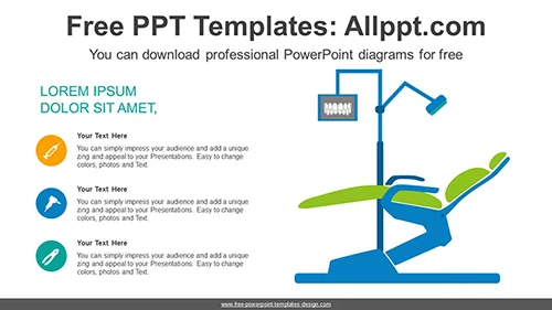 Dental Care PowerPoint Diagram Template