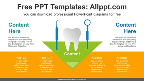 Dental Clinic PowerPoint Diagram