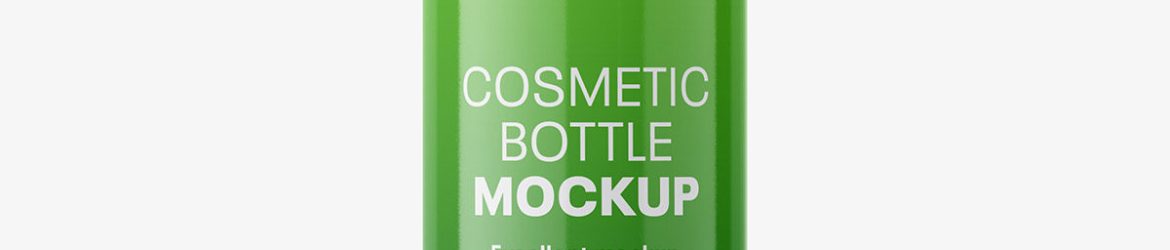 Deodorant spray bottle mockup / glossy / 150 ml