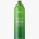 Deodorant spray bottle mockup / glossy / 150 ml