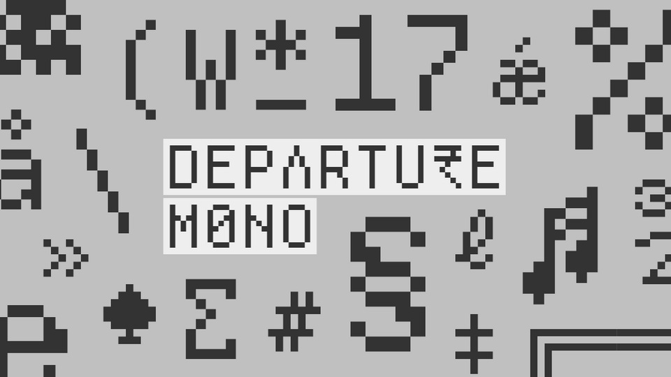 Departure Mono Font › Fontesk