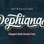 Dephiana Font - Fonte Grátis Dephiana Font