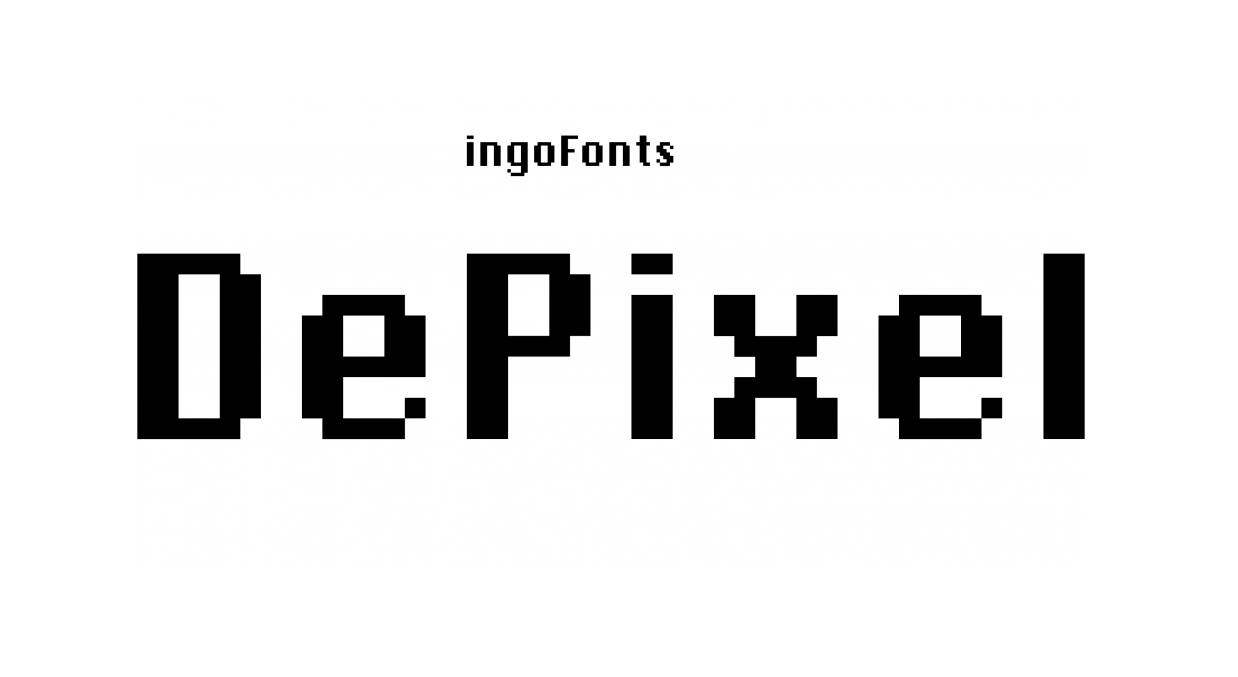 DePixel Font Family