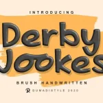 Derby Jookes Display Font - Fonte Grátis Derby Jookes Display Font