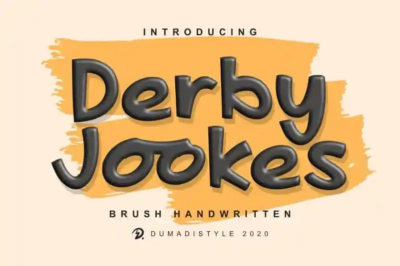 Derby Jookes Display Font