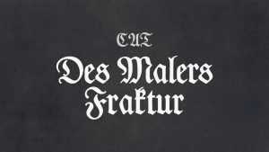 Des Malers Fraktur Font › Fontesk