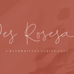 Des Rosesa Handwritten Font