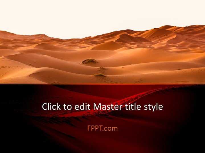 Desert PowerPoint Template