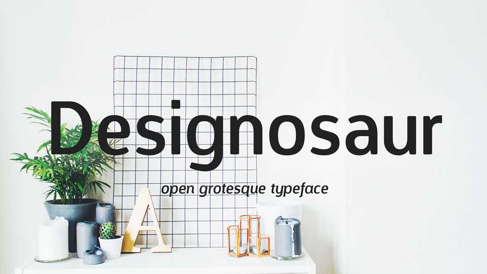 Designosaur Font Family › Fontesk