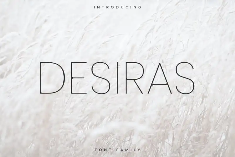 Desiras Sans Serif Font