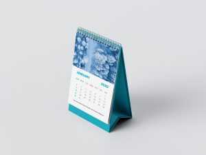 Desk calendar mockup - Instant Download