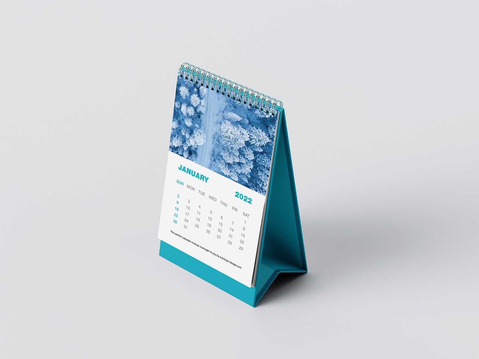 Desk calendar mockup - Instant Download