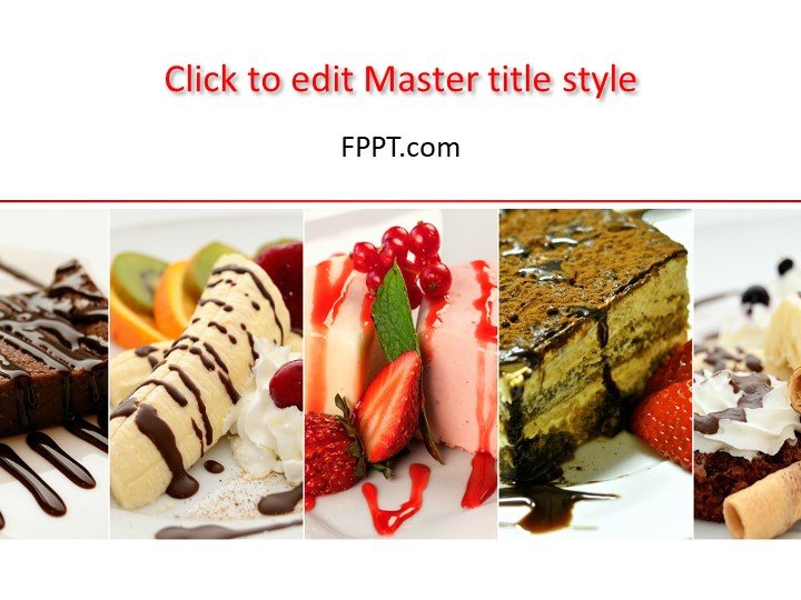 Dessert PowerPoint Template