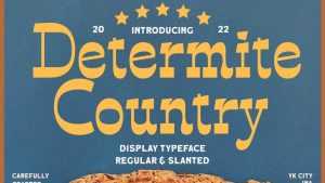 Determite Country Font › Fontesk