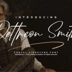 Dettreon Smith Script Font