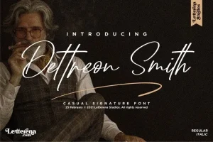 Dettreon Smith Script Font