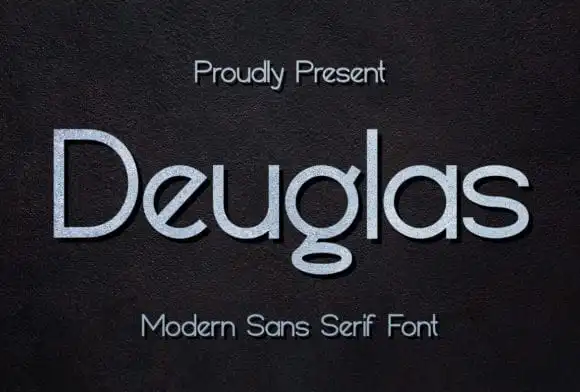 Deuglas Sans Serif Font