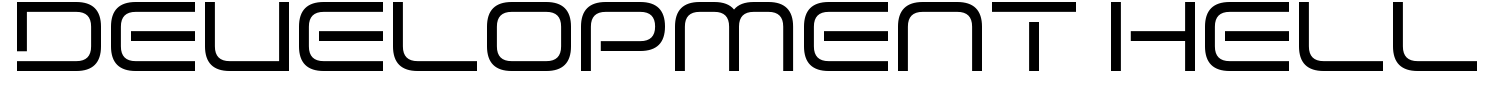 Development Hell Font