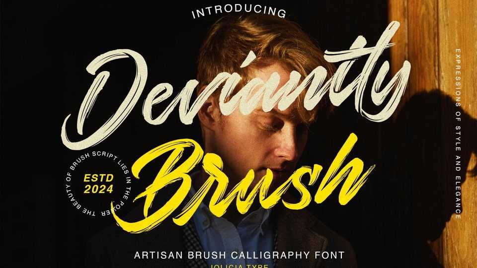 Deviantly Brush Font › Fontesk