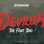 Devilish Brush Font