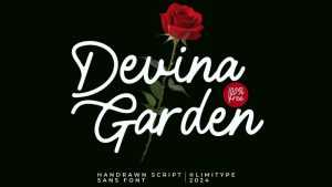 Devina Garden Font › Fontesk