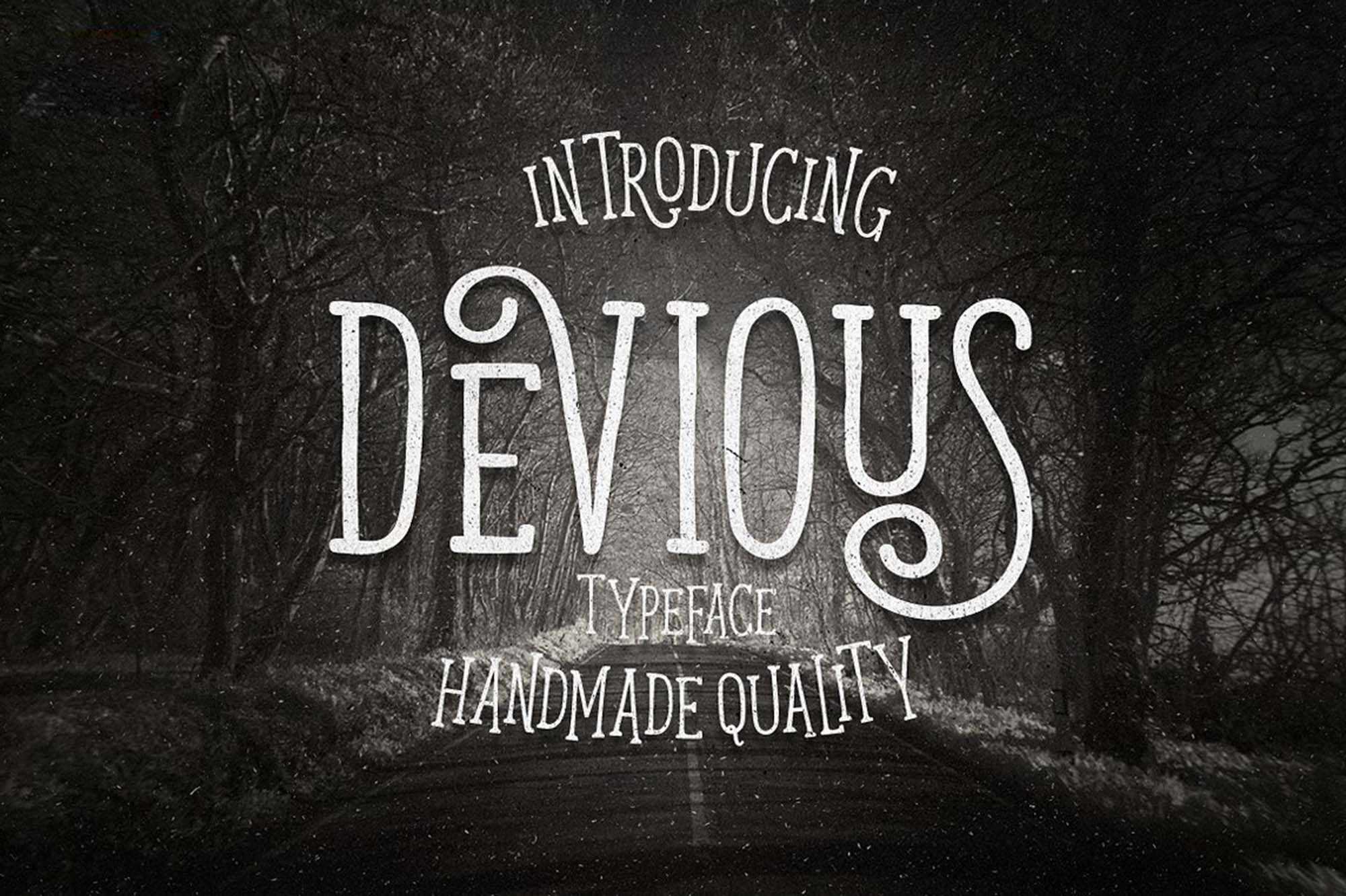 Devious Retro Typeface