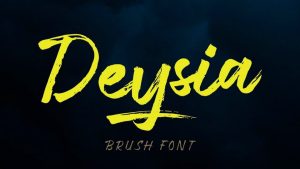 Deysia Font › Fontesk