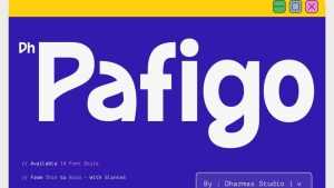 Dh Pafigo Font › Fontesk