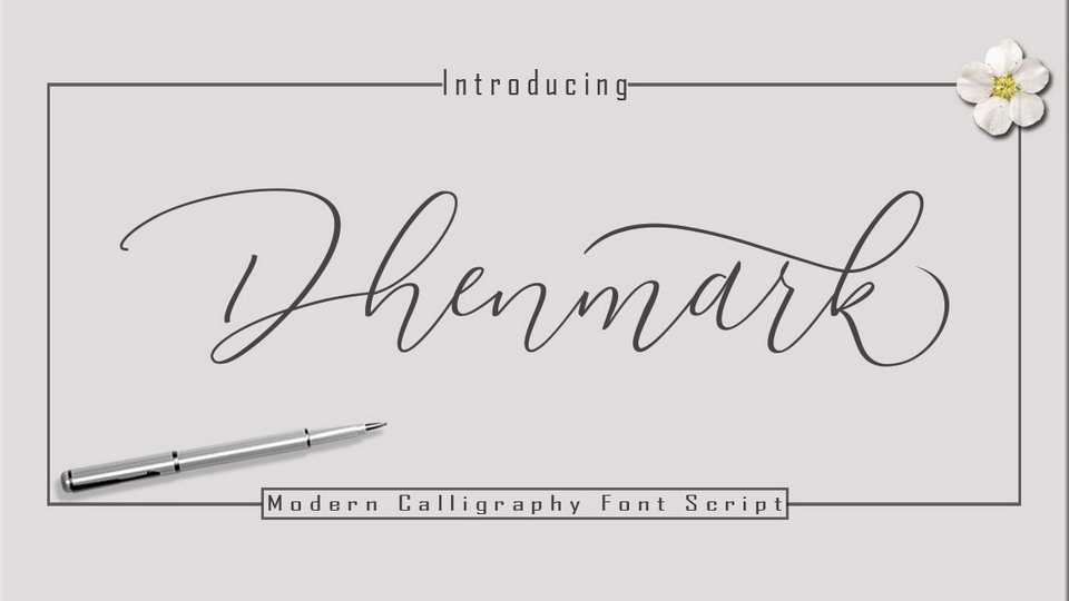 Dhenmark Script Font › Fontesk
