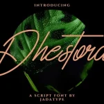 Dhestora Font
