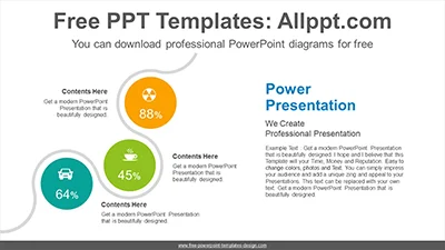 Diagonal snake like PowerPoint Diagram Template