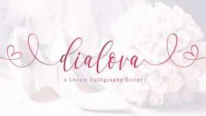 Dialova Script Font › Fontesk